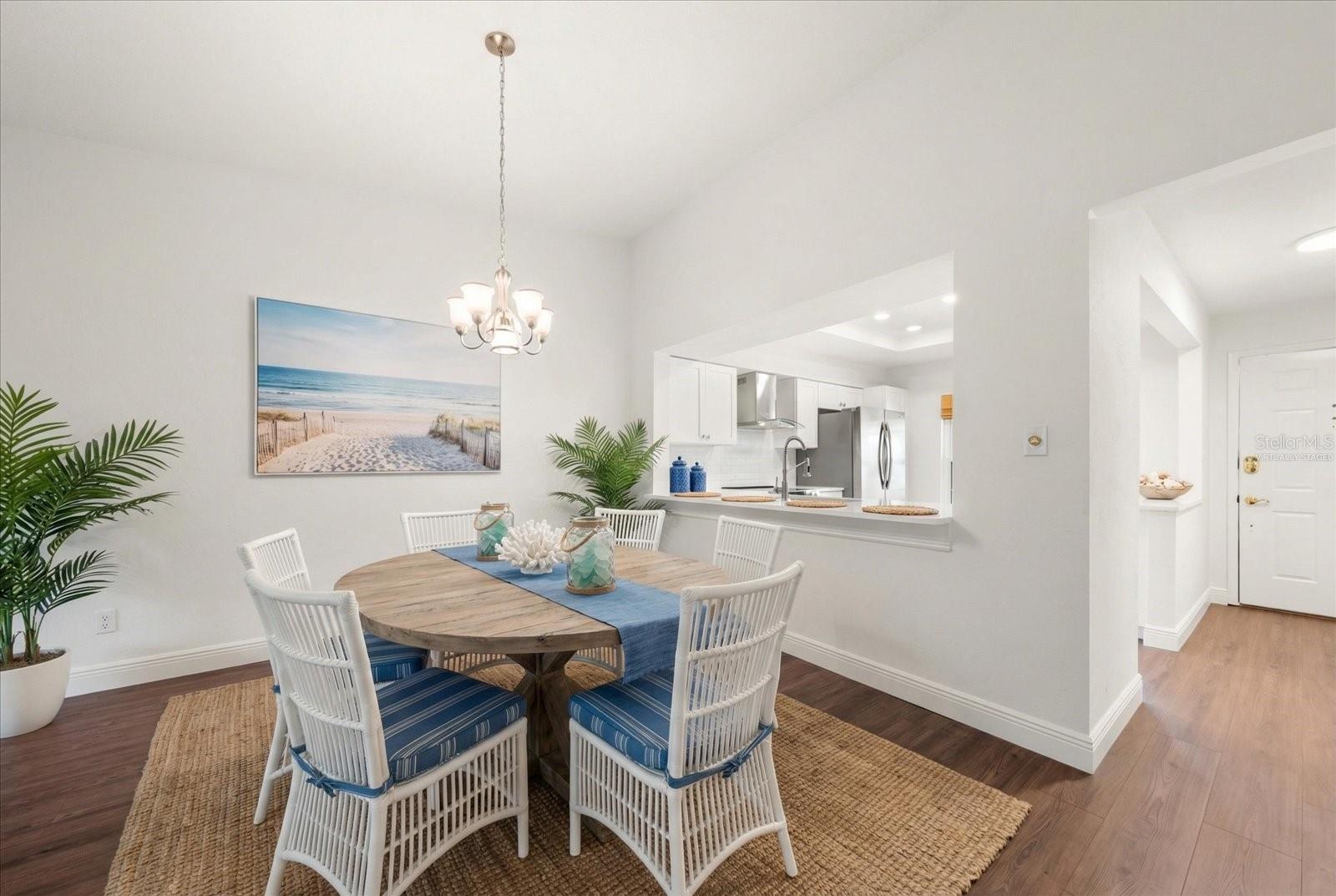 Virtually Staged Dining Room