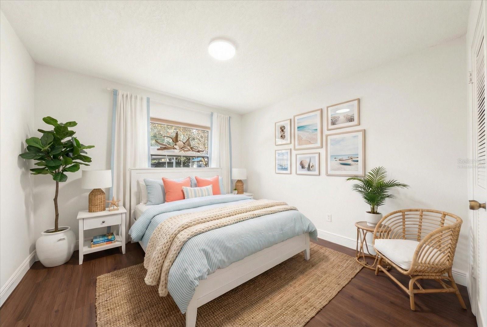 Virtually Staged 2nd Bedroom