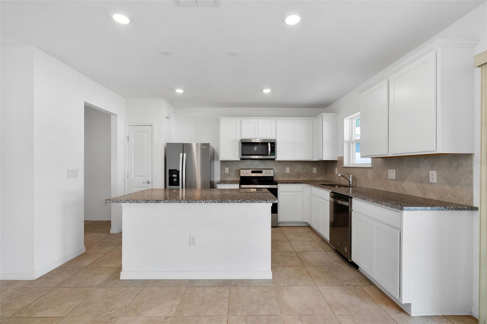 Kitchen view from dining