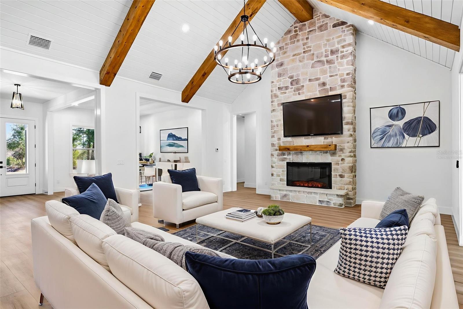 Living Room Virtually Staged