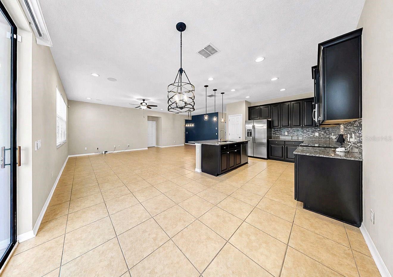 From dinette looking out towards living and dining area