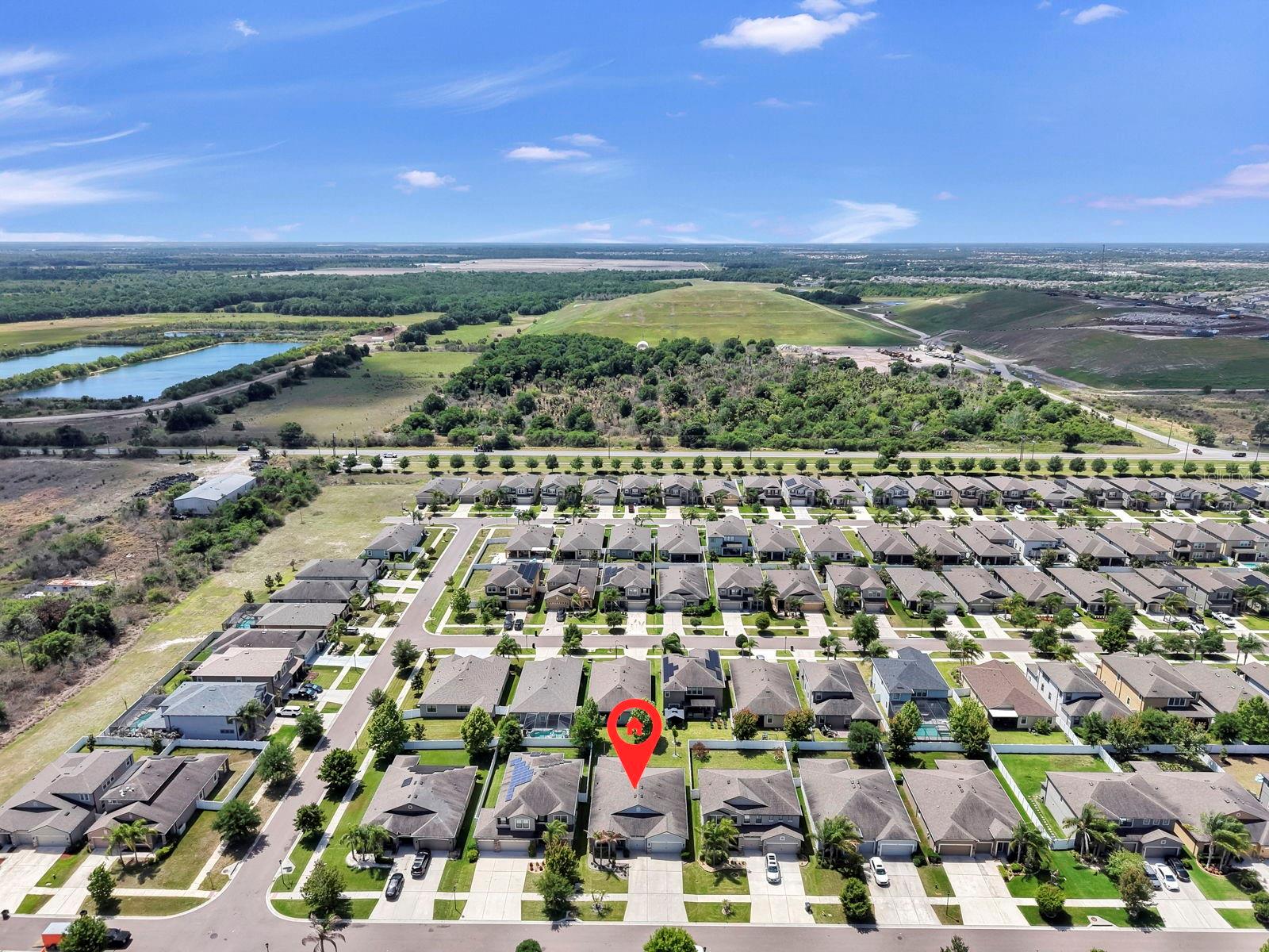 Location of house in community