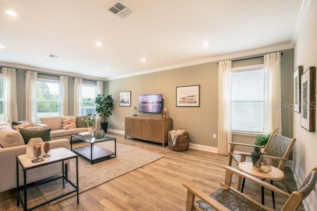 Model home - actual features may vary.