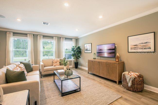 Model home - actual features may vary.