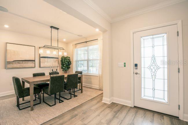 Model home - actual features may vary.