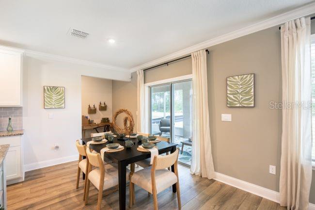 Model home - actual features may vary.