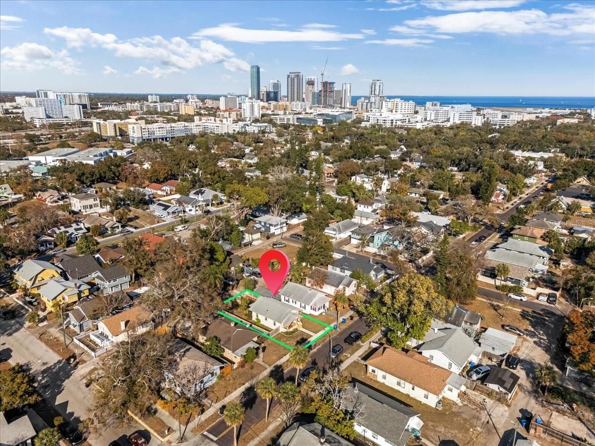 location close to tropicana field, central ave, downtown saint pete