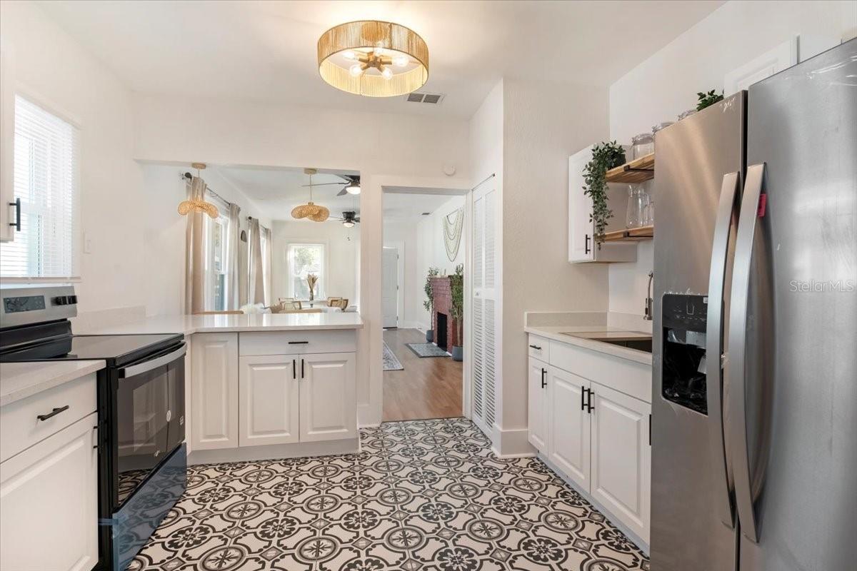 stainless appliances