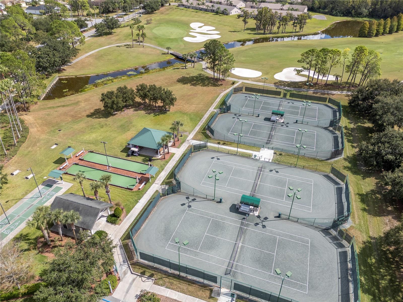 Tennis courts