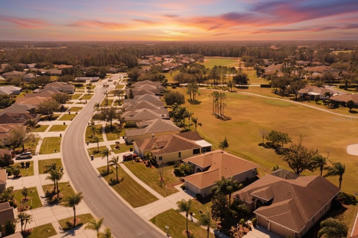 Aerial southwest view