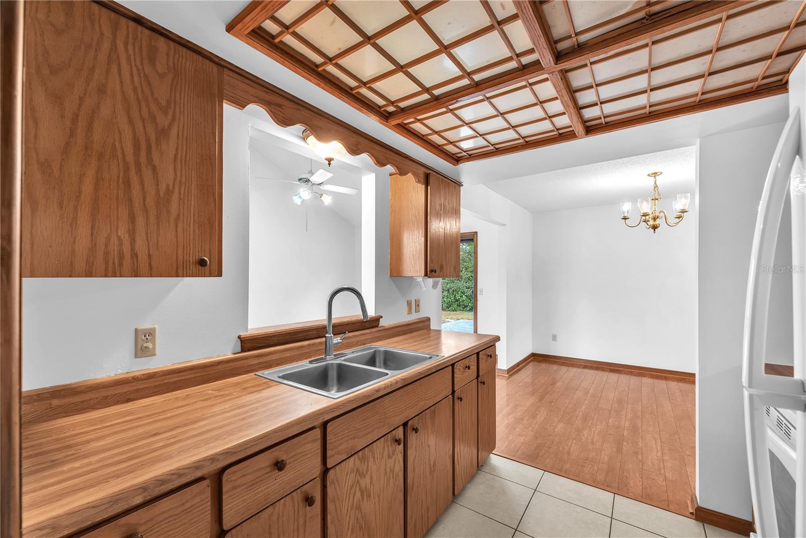 Plenty of opportunity to customize and design the kitchen of your dreams open to the family room with a large island.