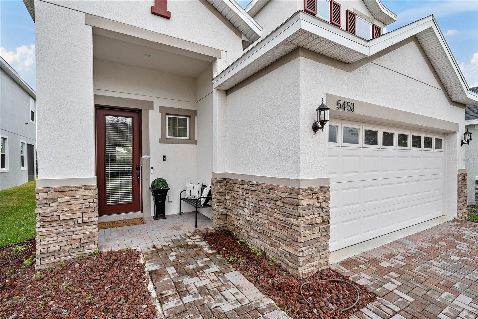 Walkway to front door