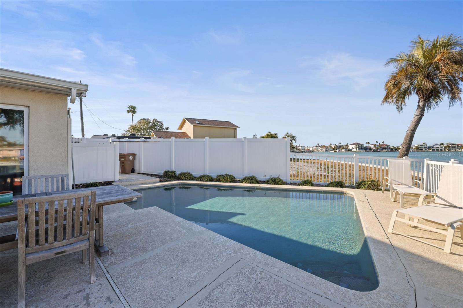 POOL OVERLOOKS WATER VIEWS