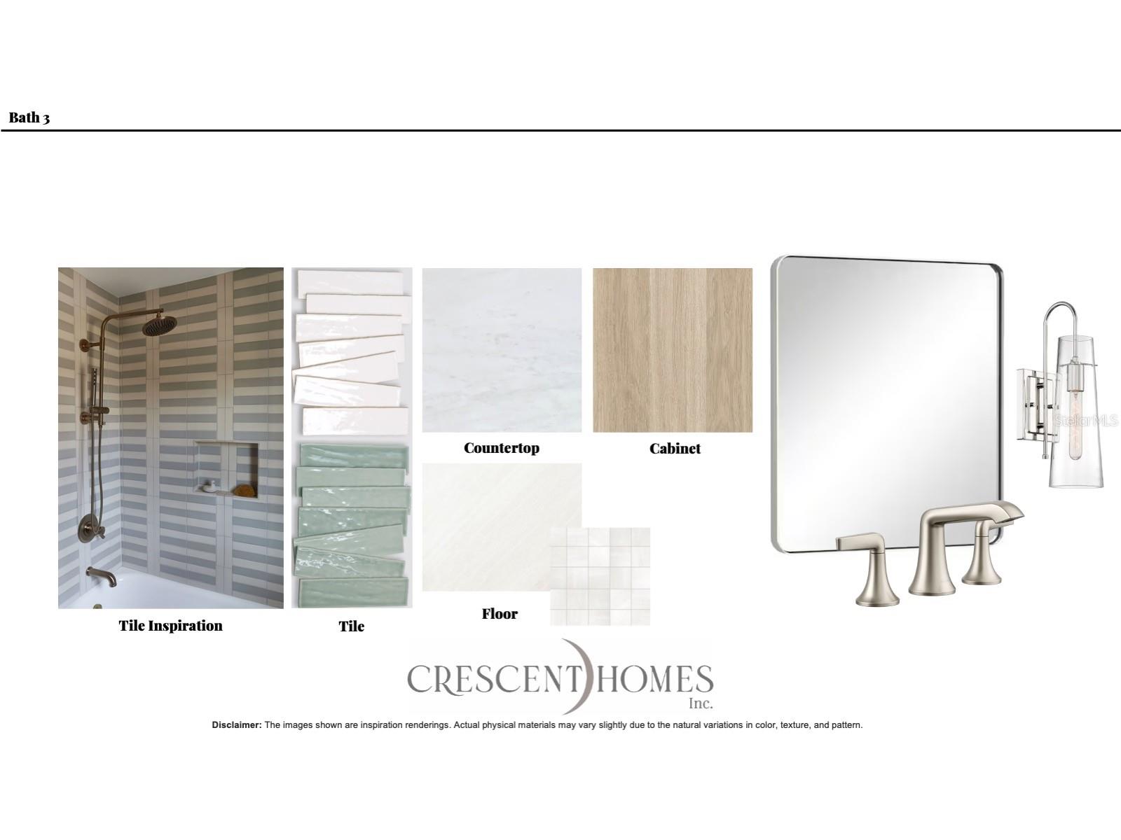 Guest Bath Design Selections