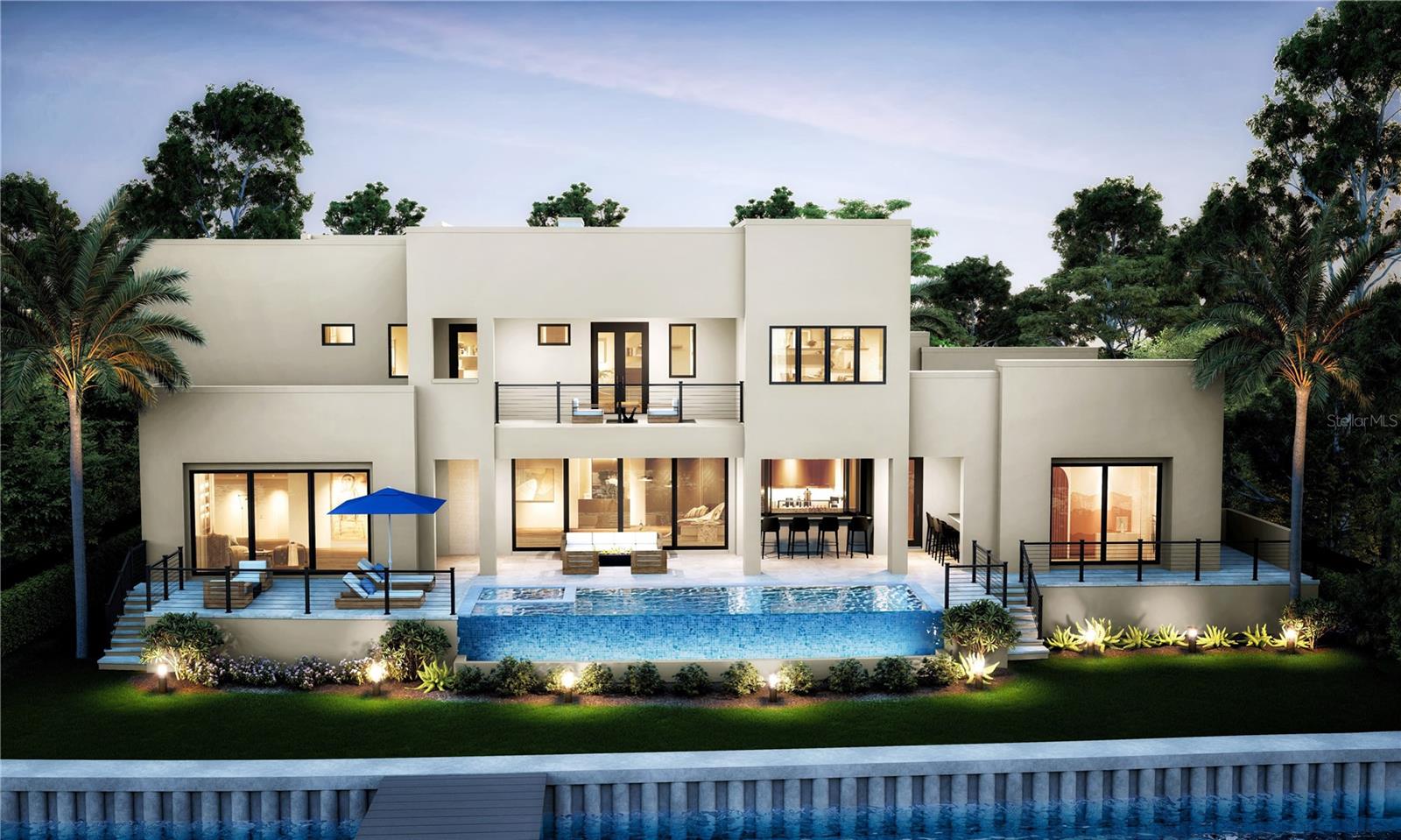 Rear Elevation Rendering