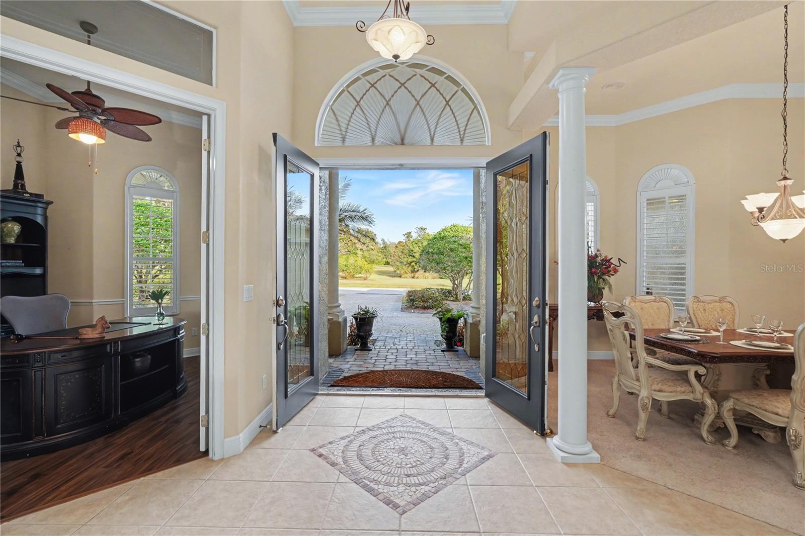 Green space view across the street!