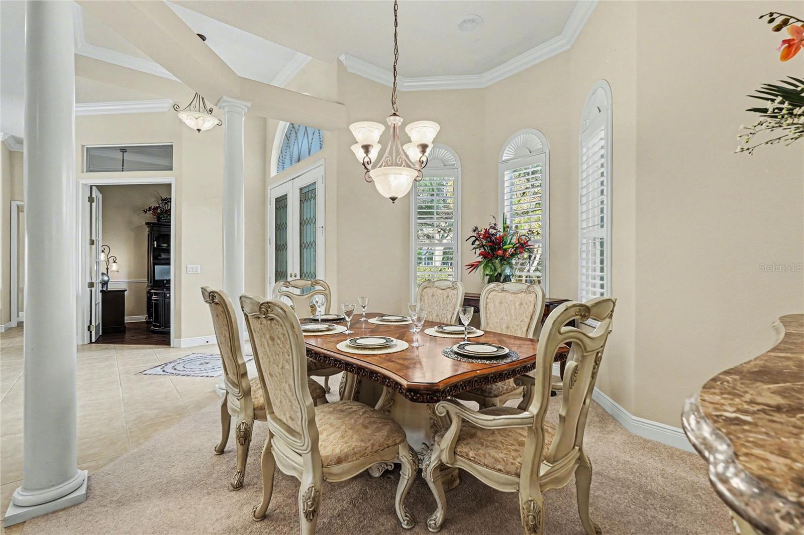 Formal dining room