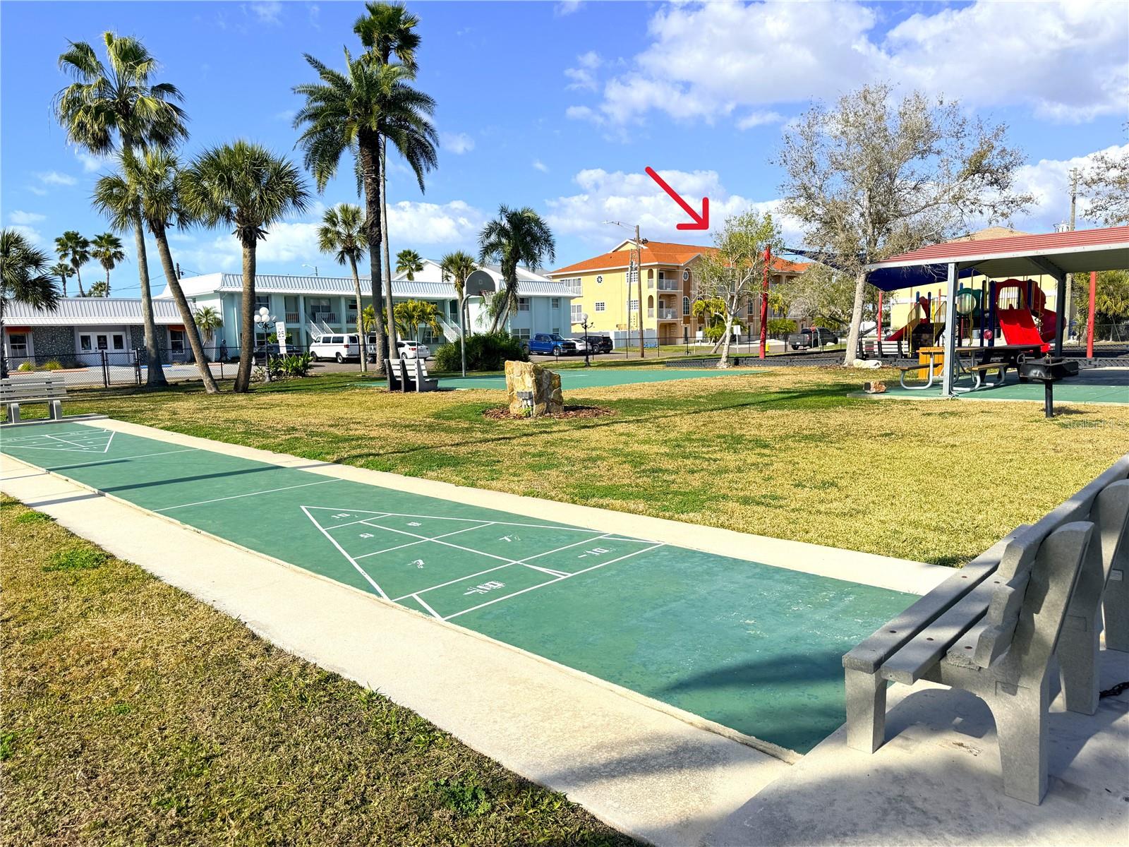Beach Park Shuffleboard