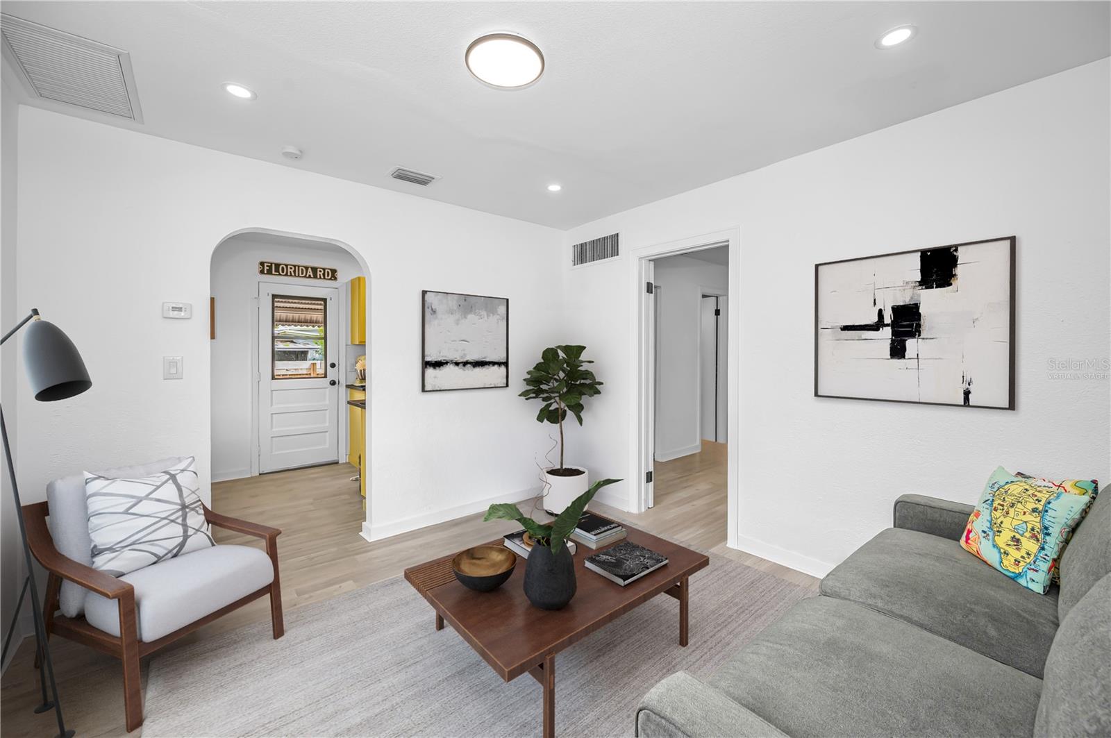 Some items virtually staged