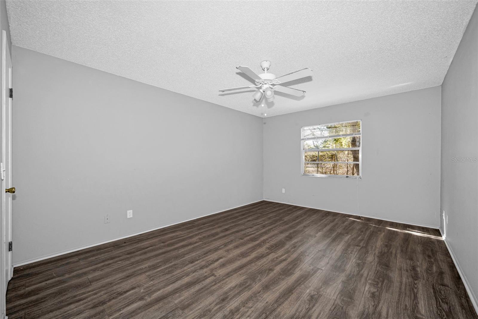 Master BR with luxury vinyl floors