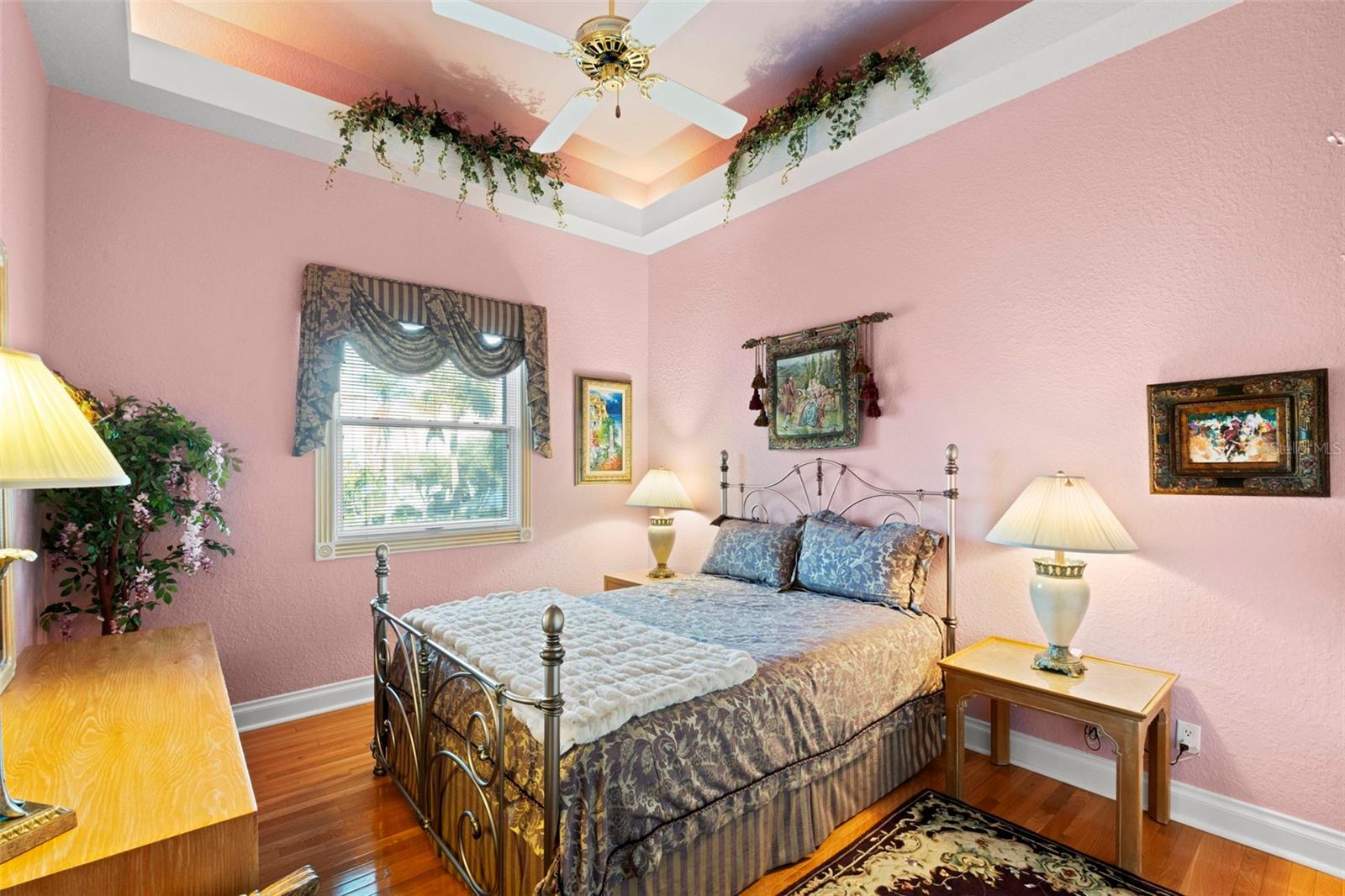 Third Bedroom with Trayed Ceiling and Accent Lighting