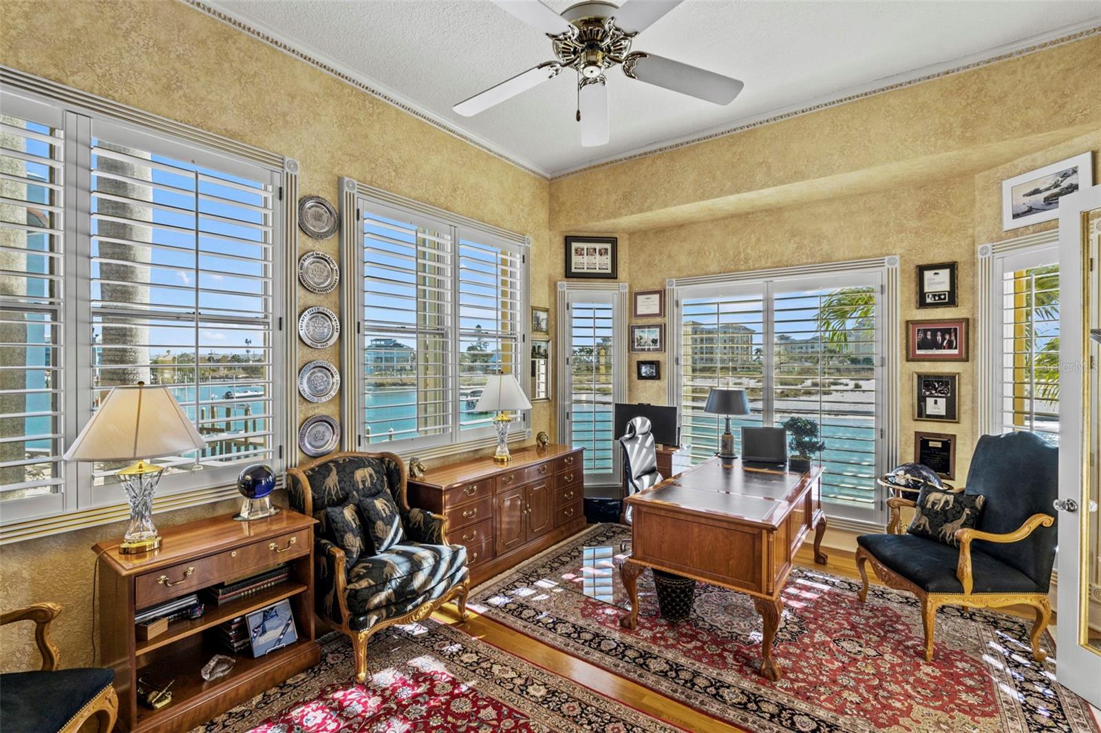 Fifth Bedroom of Office with Gulf Views