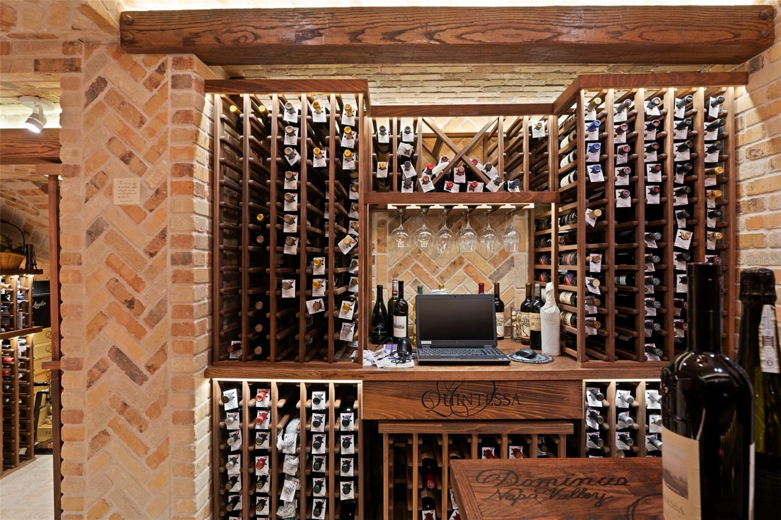 A little trip to Tuscany or Napa tucked away under your kitchen!