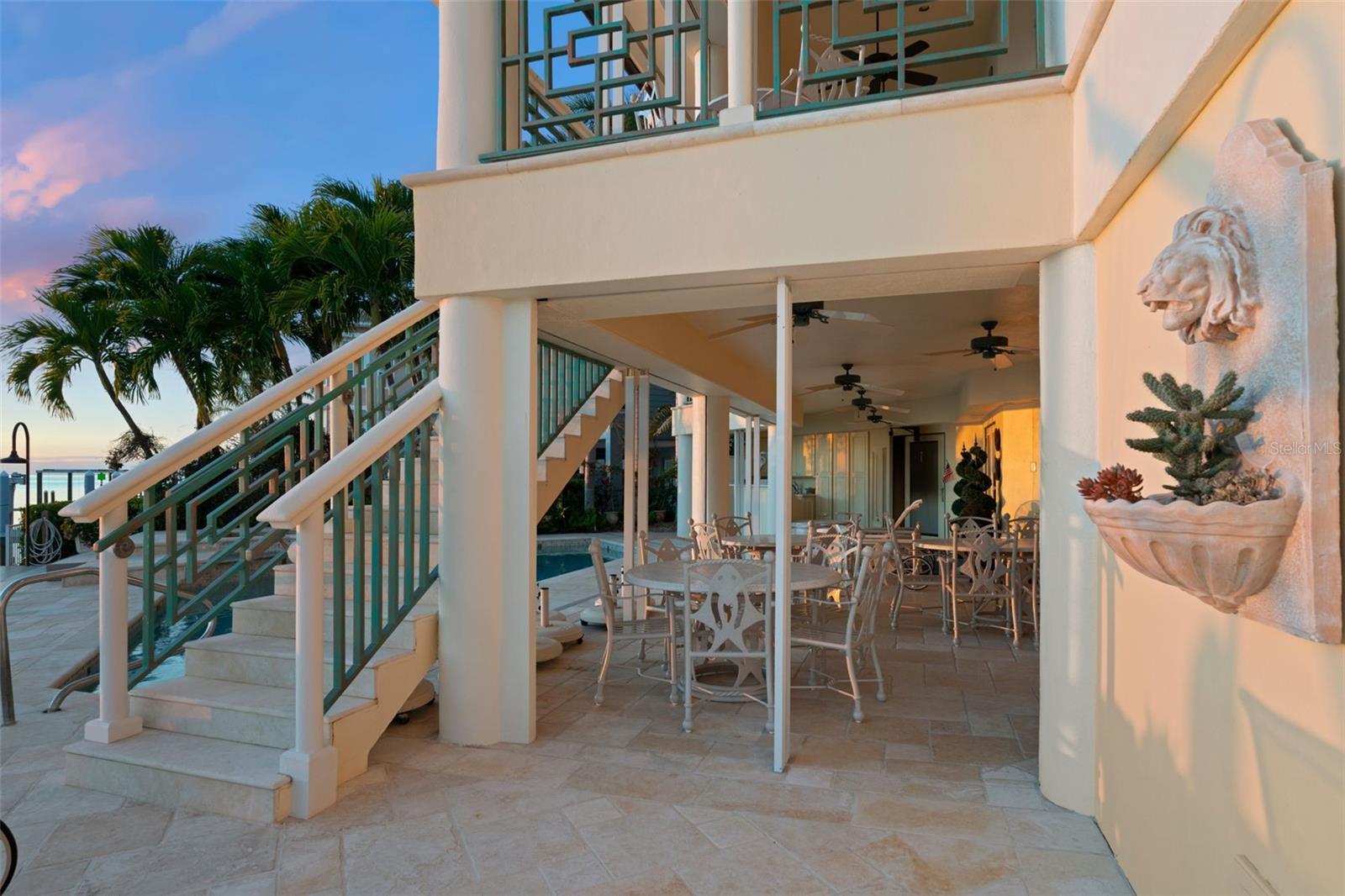 Seaside Dining at Twilight