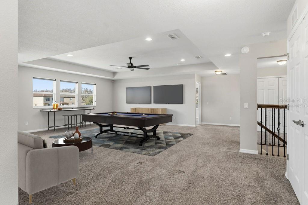 Virtually Staged Open Living