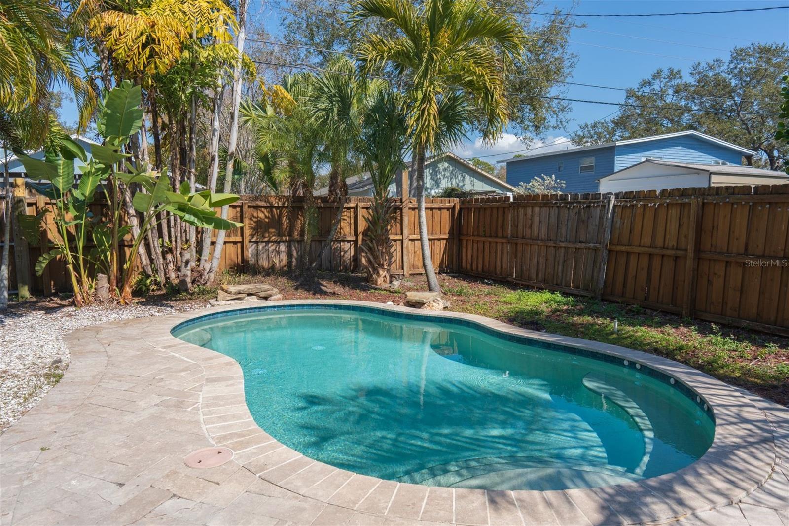 Backyard Oasis with Private pool.