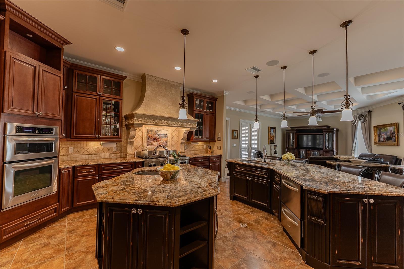 Open-concept design seamlessly blending kitchen and living spaces.