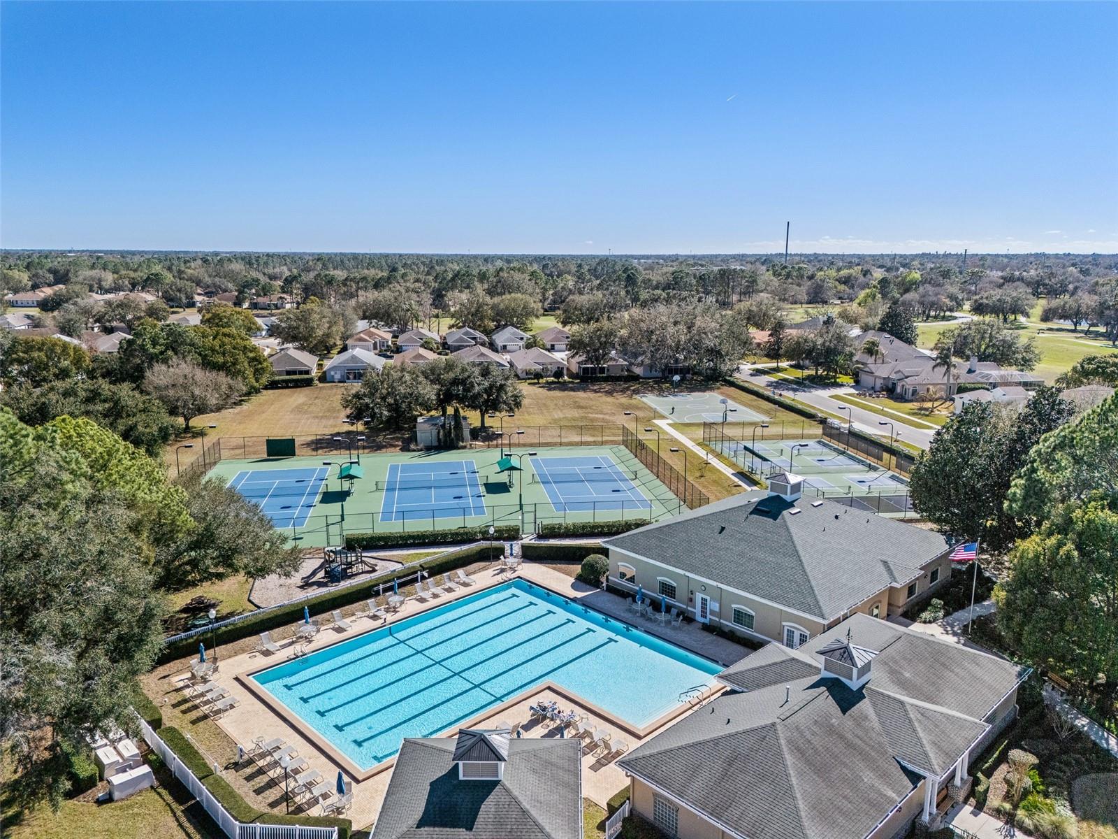 Club houses and amenities