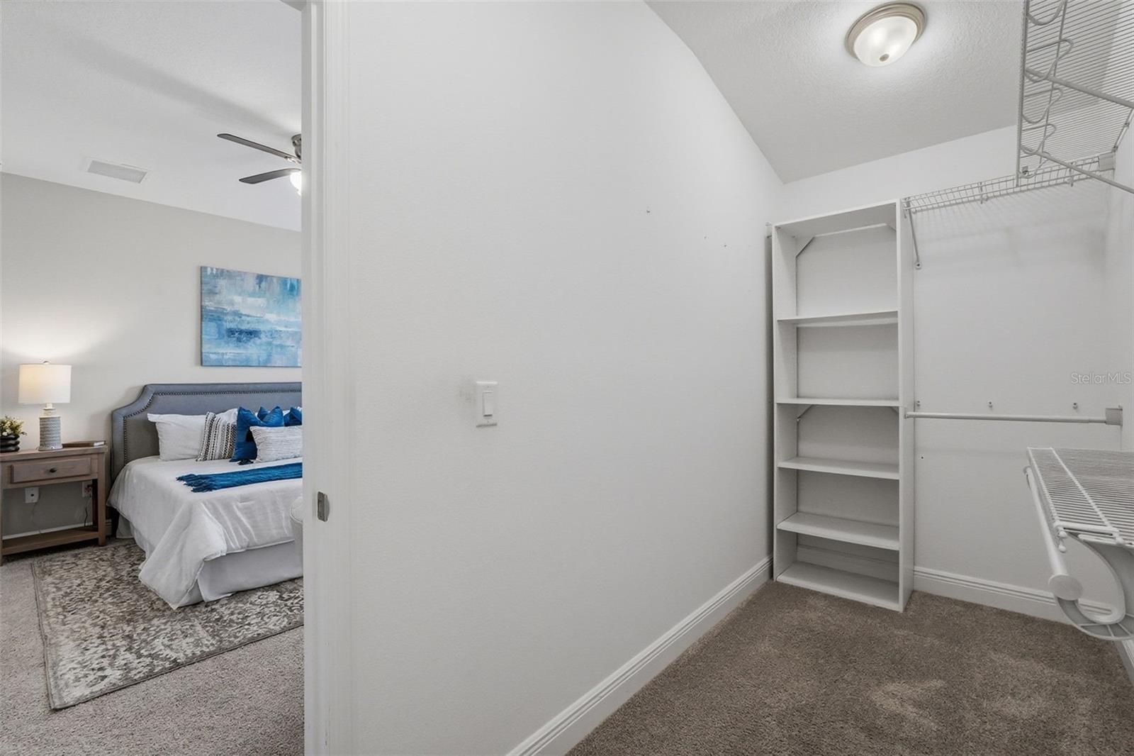 Master bedroom closet
