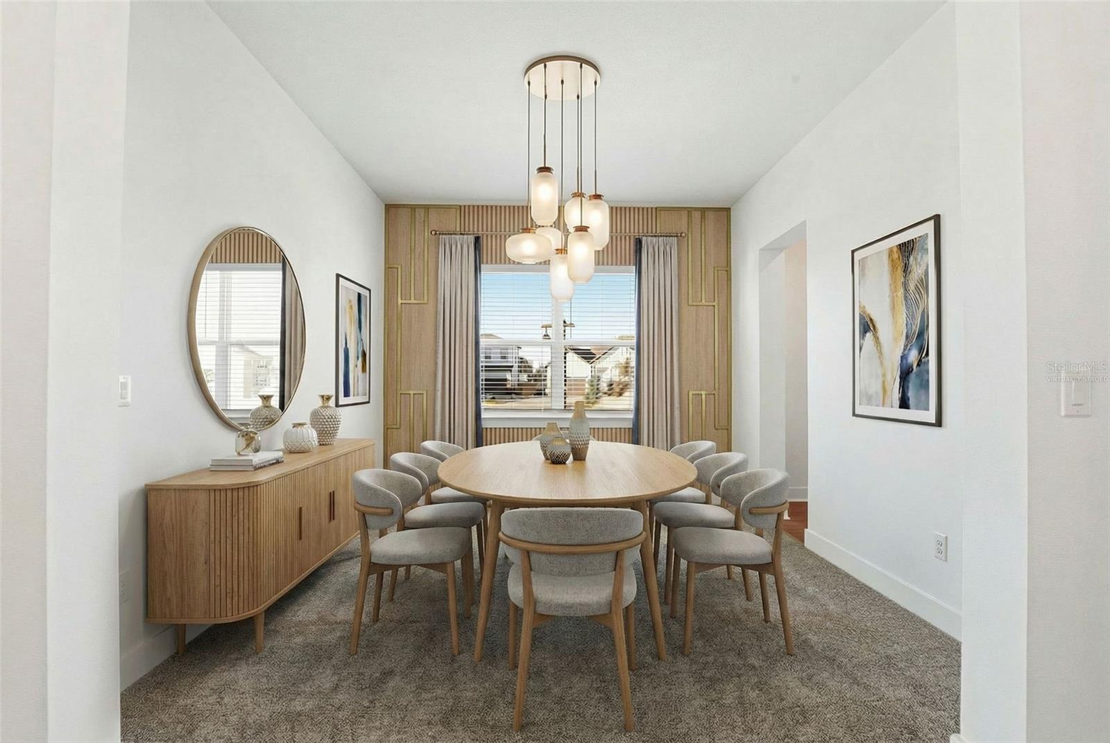 VIRTUALLY STAGED - FORMAL DINING