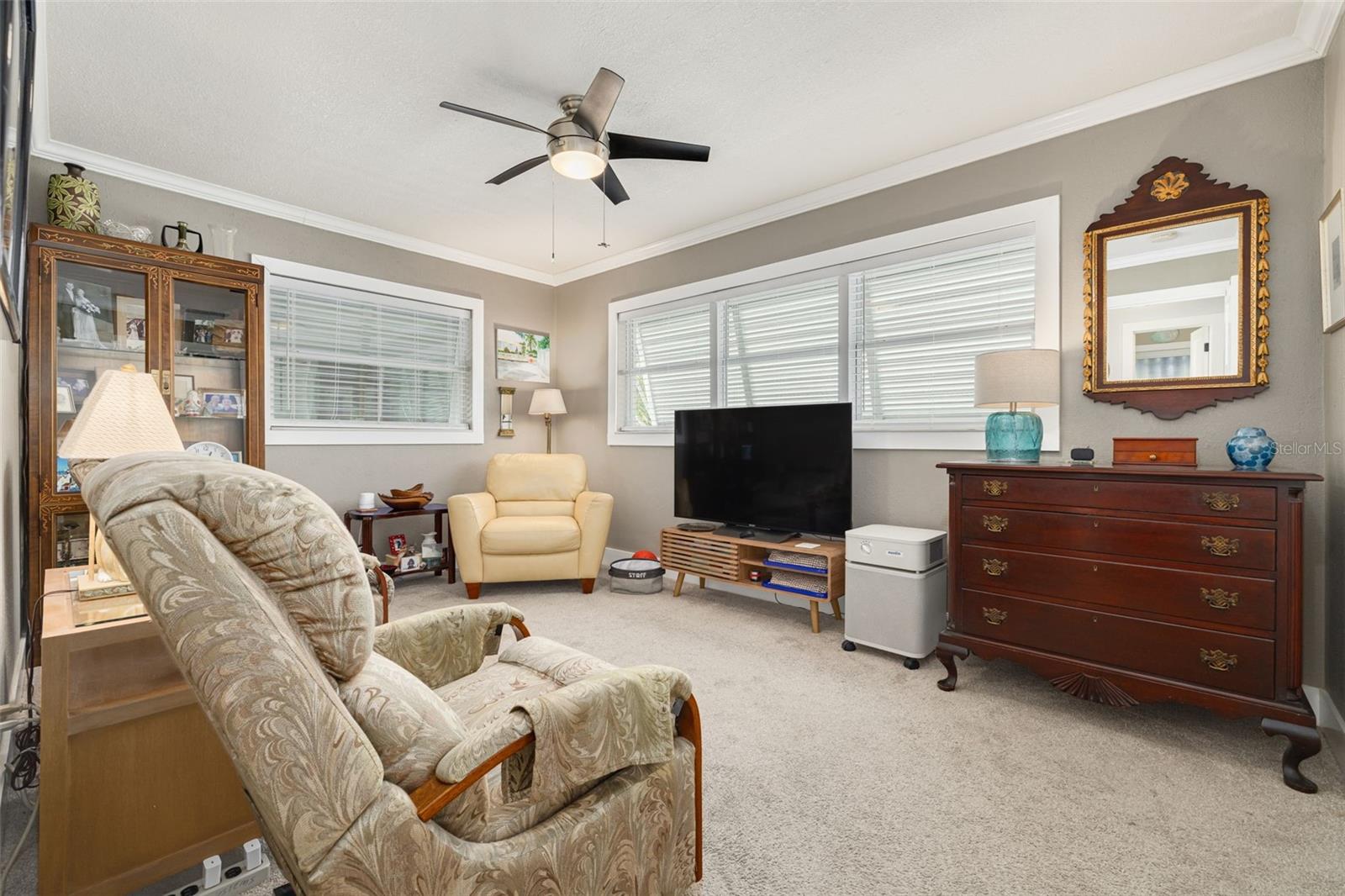 Primary Bedroom (used as a den)