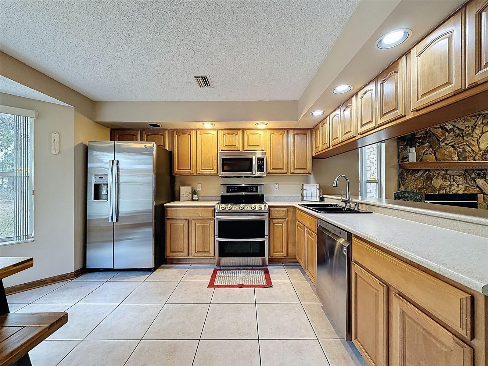 Kitchen with newer applicances