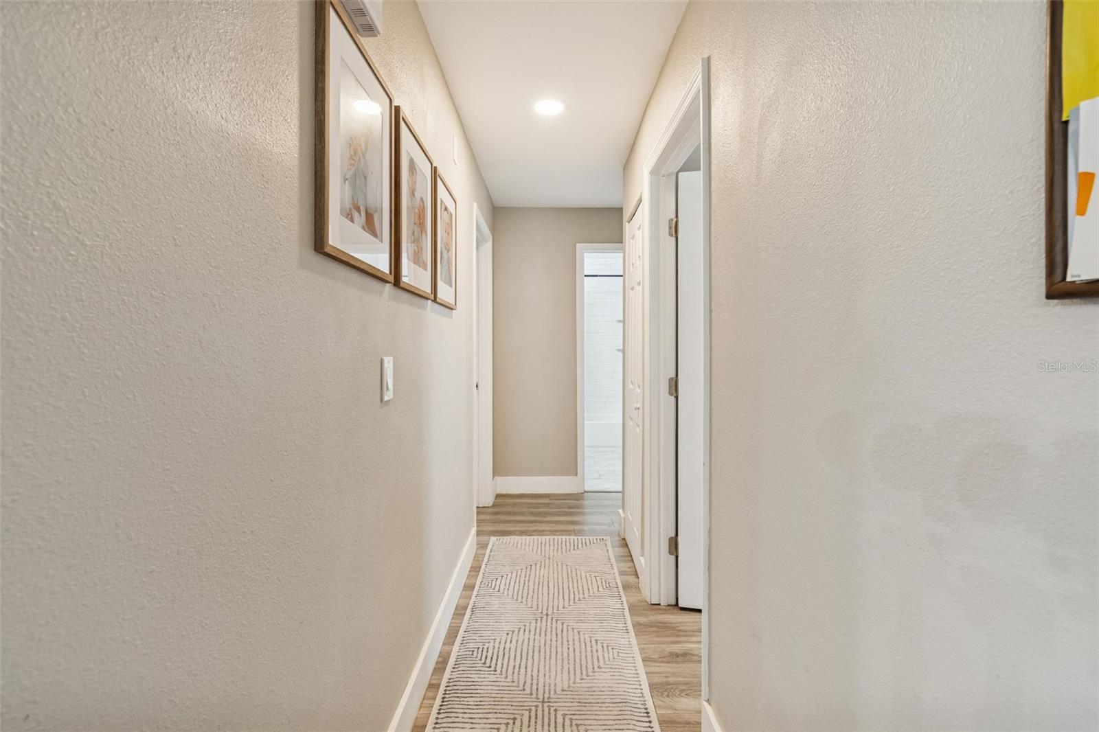 Hallway to Bedrooms and Bathroom