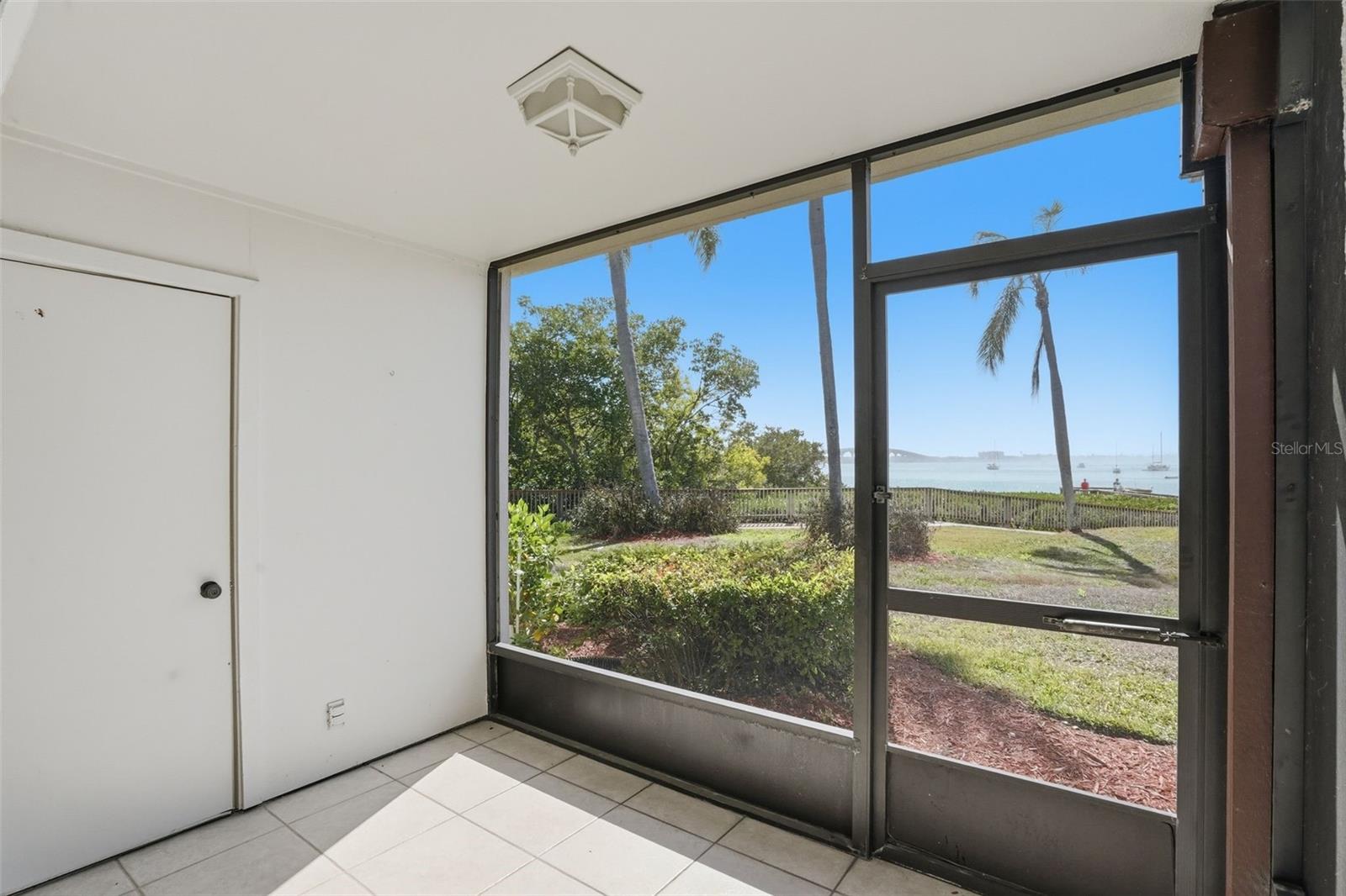 View from your screened -in porch