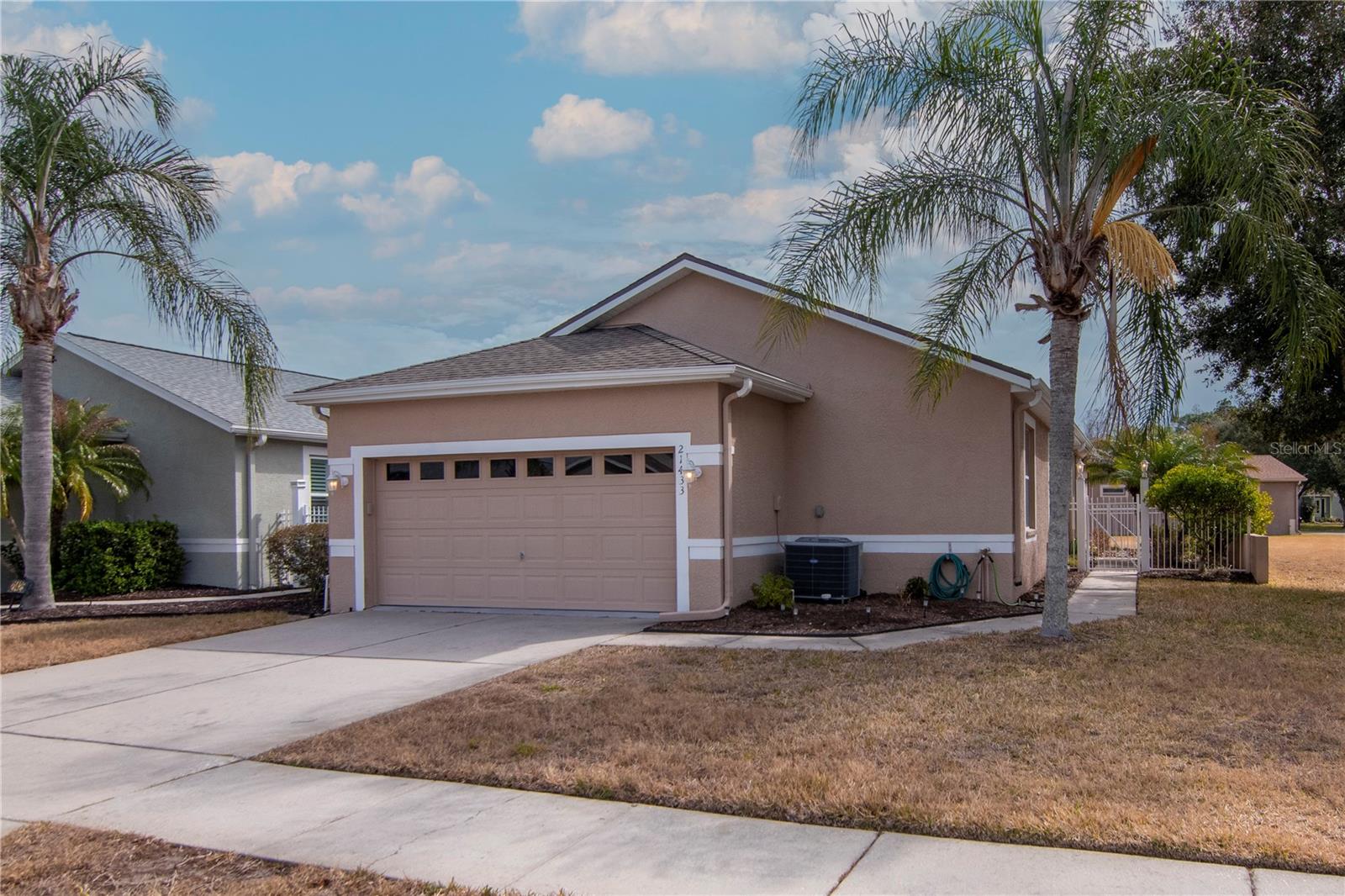 Front exterior showcasing desirable corner lot location.