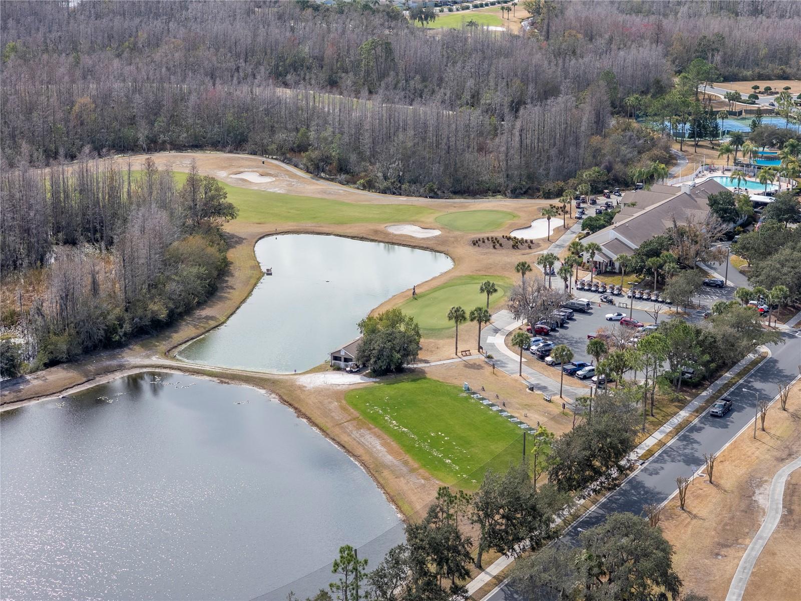 View of the community Aqua Range driving facility