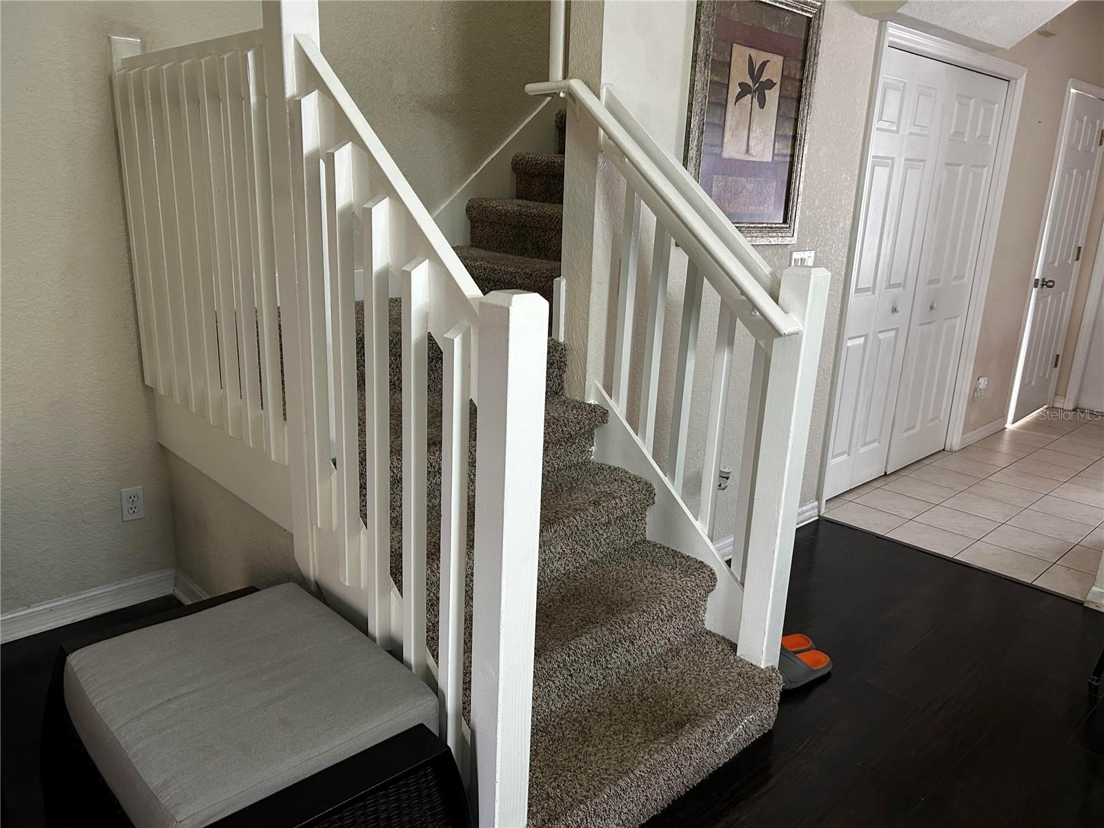 stairs to the second floor