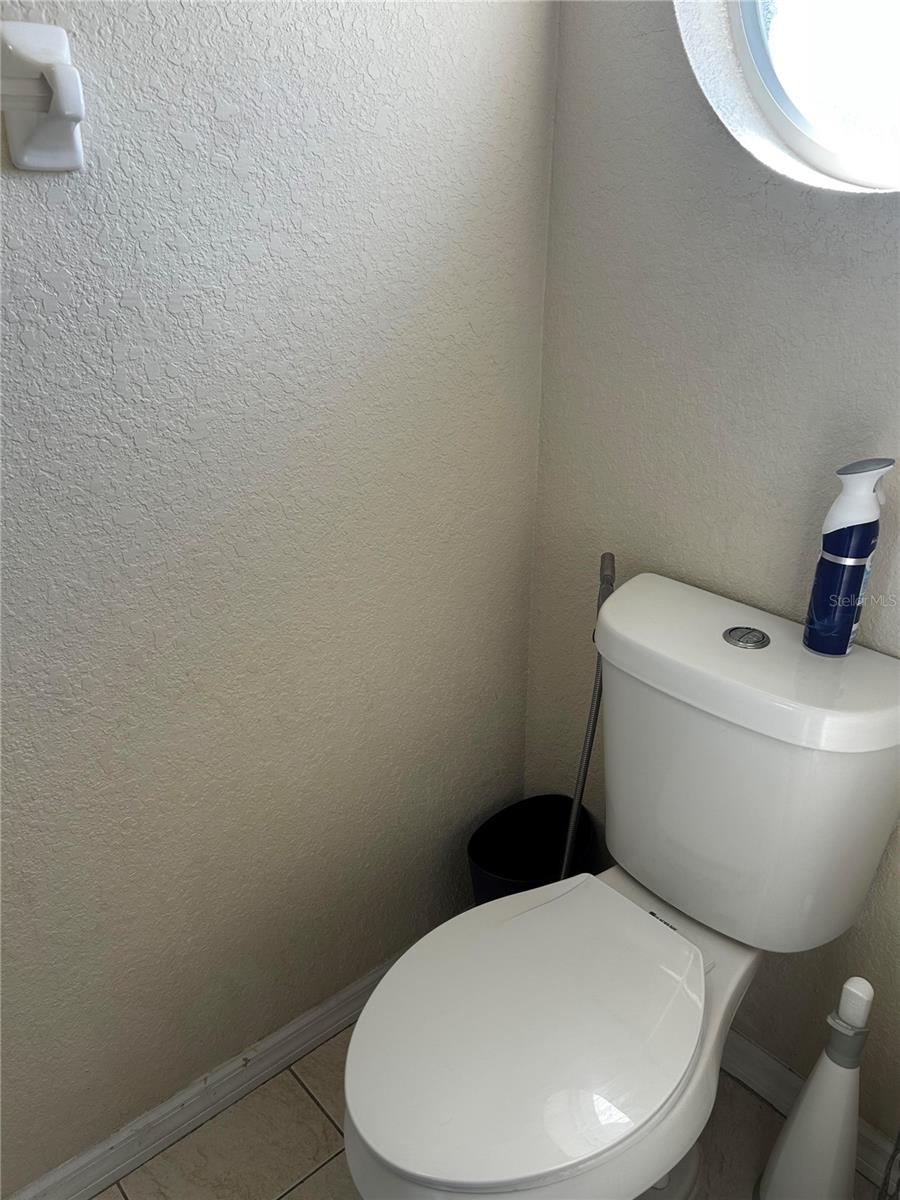 Half bathroom first floor