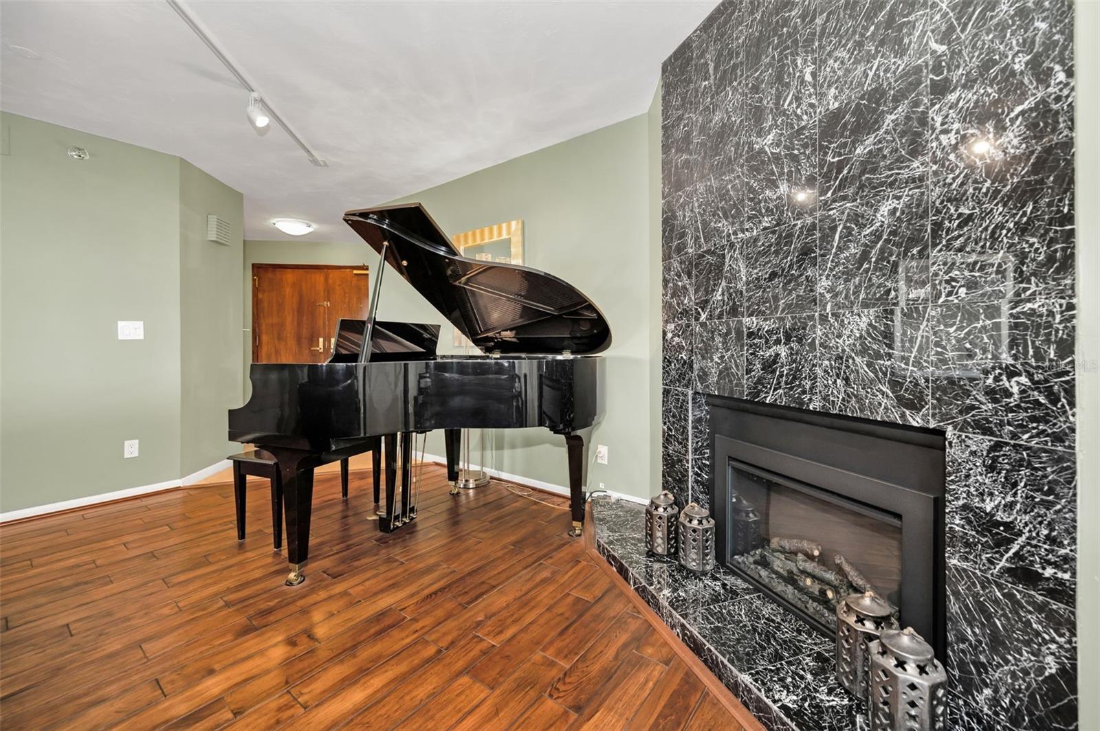 Living Room with Fireplace