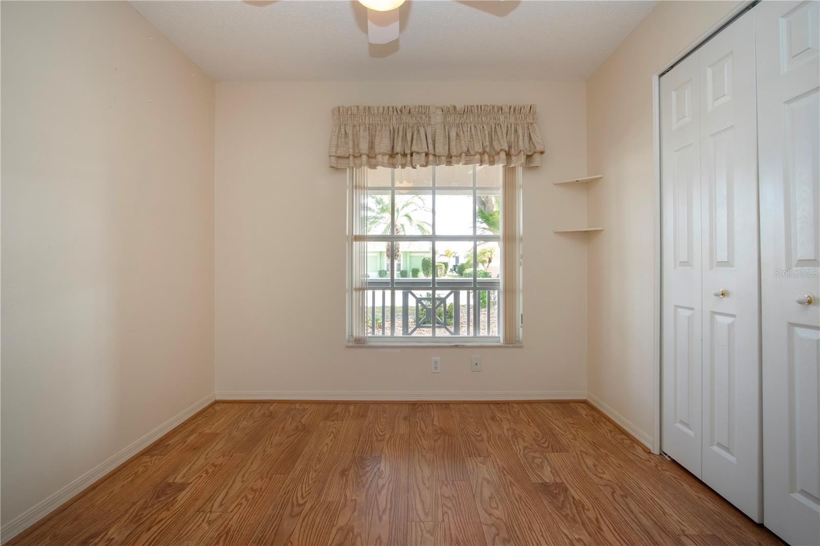 Third bedroom with wall closet