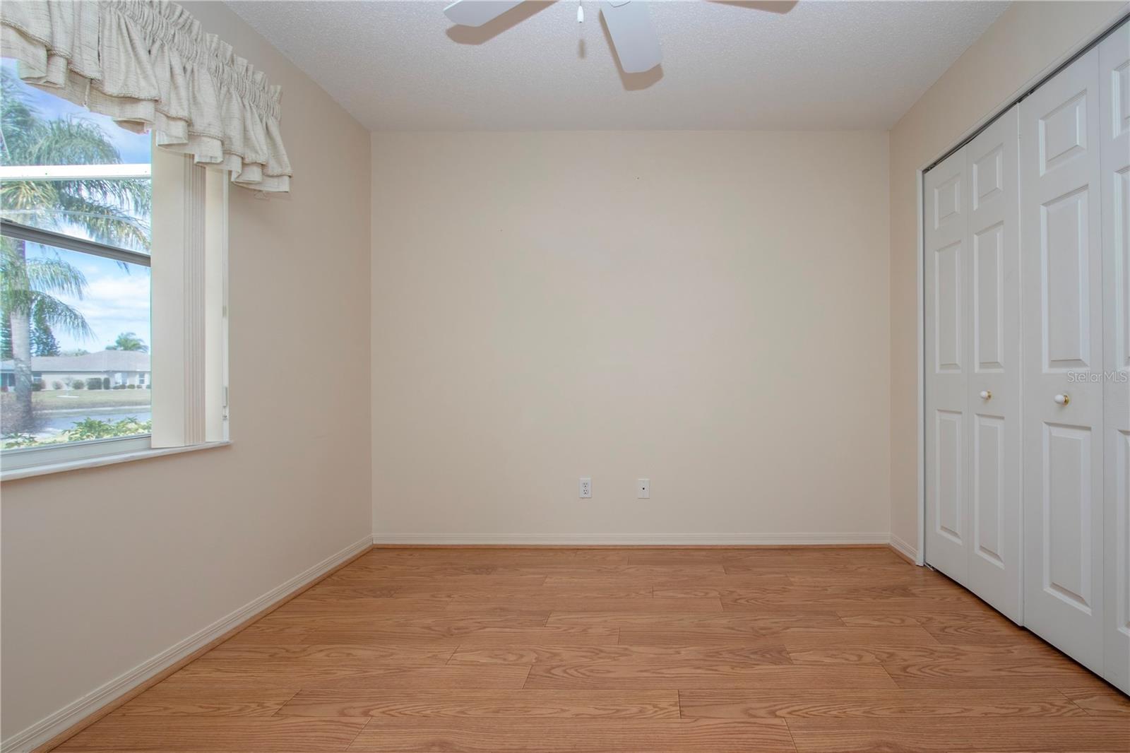 Third (back) bedroom with water view