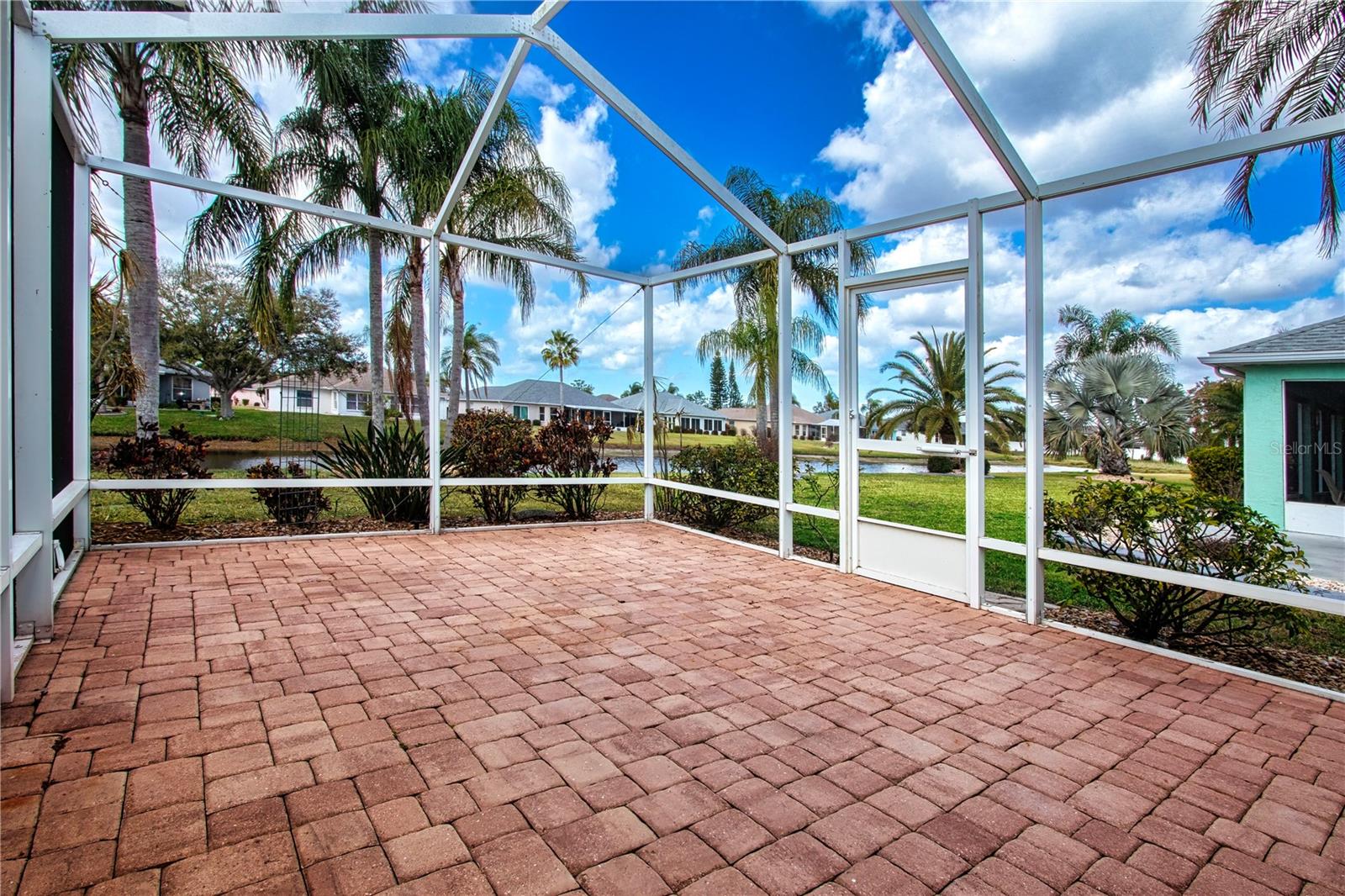 Lanai with water view