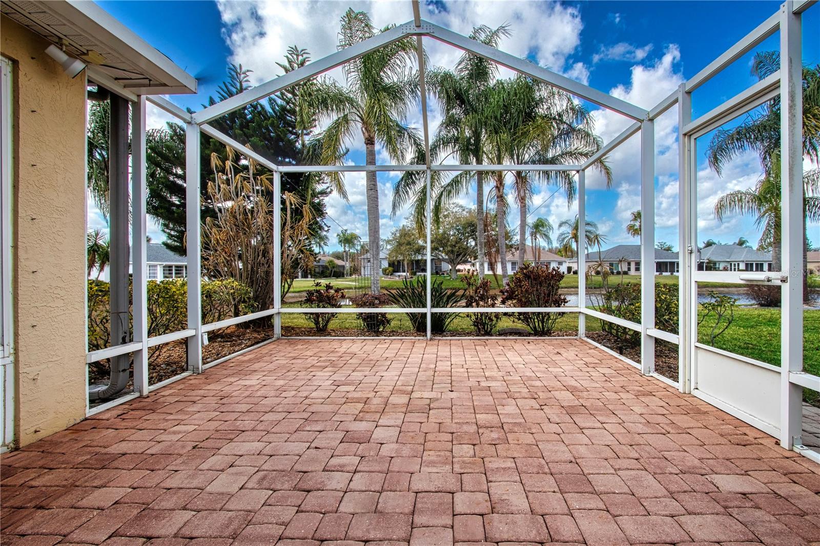 Lanai with water view