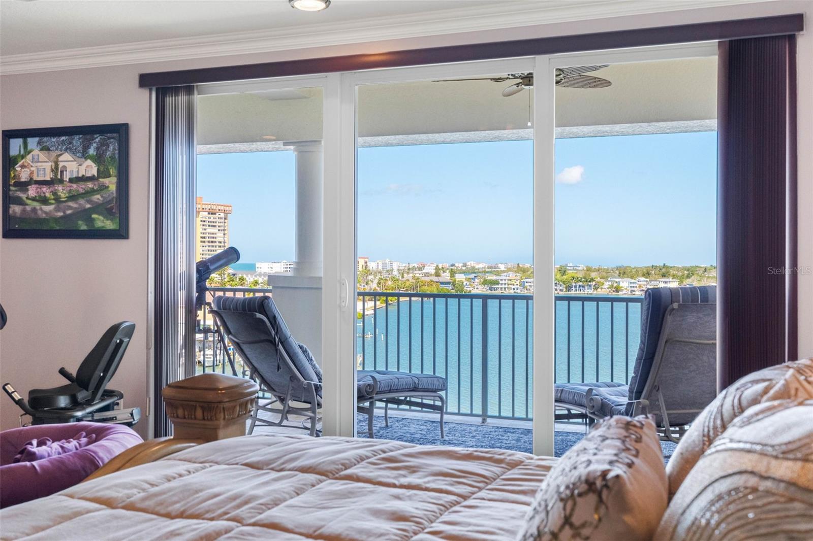 ... 20 x21 Master Bedroom Looking Out Towards Terrace.. Refer To Floorplans & Tour For Room Sizes & Location.