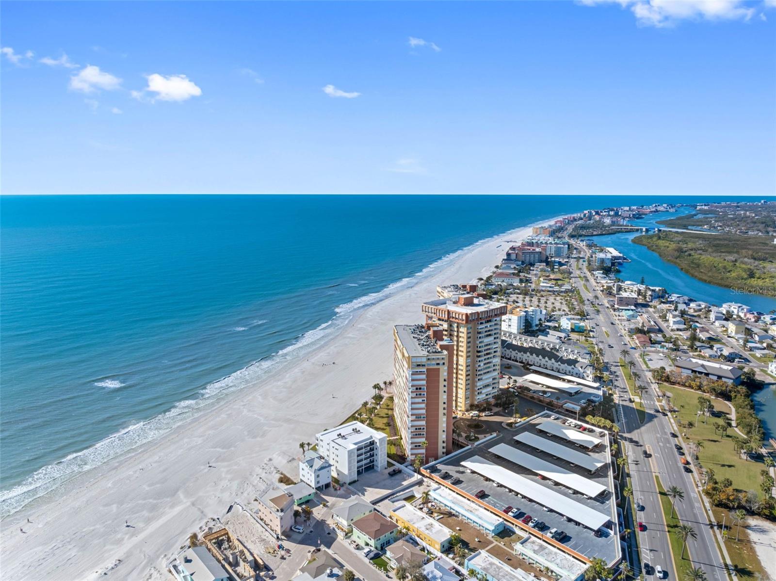 .. Redington Shores Looking North. Self Contained Small Family Oriented Town. Centrally Located Between Clearwater & ST Pete Beach. Underground Utilities for Safety & Aesthetics.