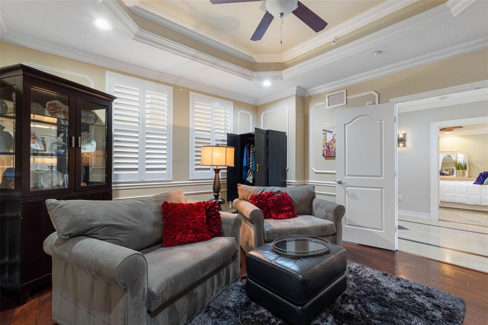 .. Bedroom #4 Located Off Entrance Foyer.. Solid Core Parlor Doors. Refer to Floorplans..